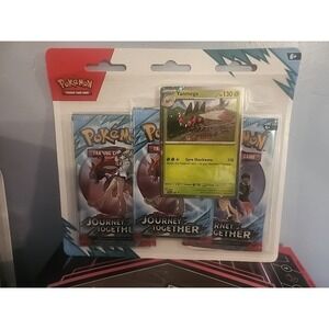 Pokemon Scarlet and Violet Journey Together 3 Pack Blister Factory Sealed‎